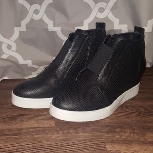 JG wedge sneakers black